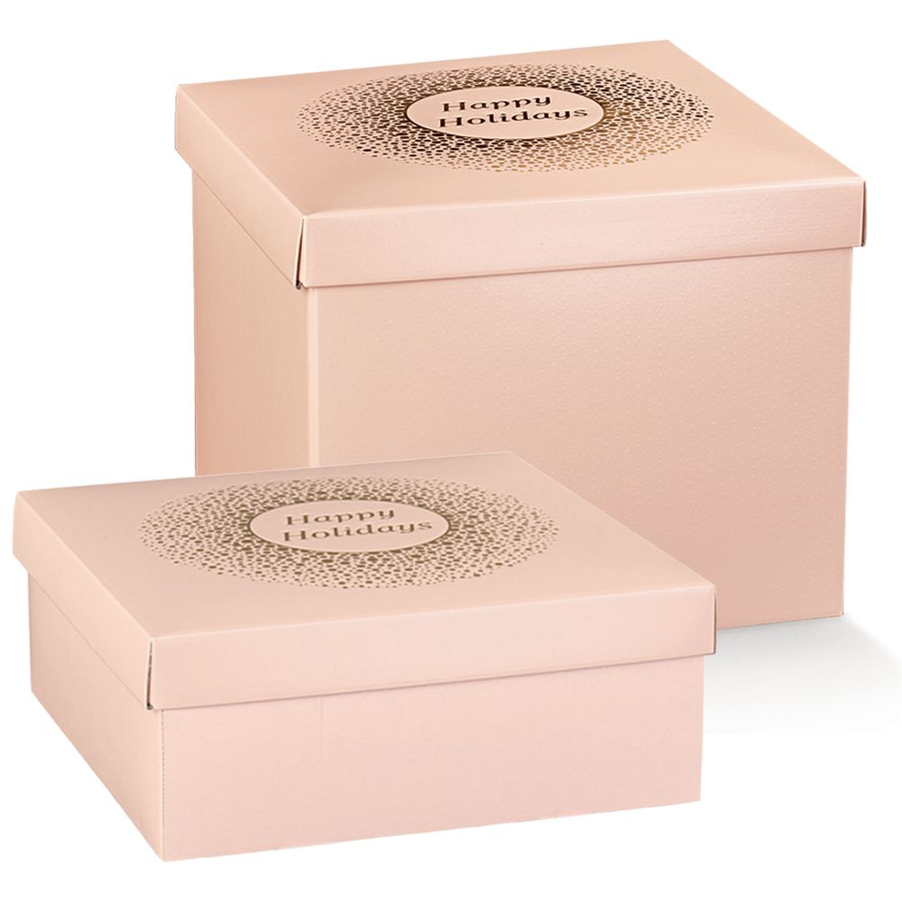 Pink box with lid